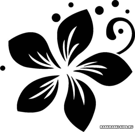 Трафареты цветов для декора