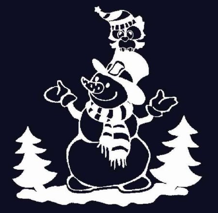 Трафарет "окна"