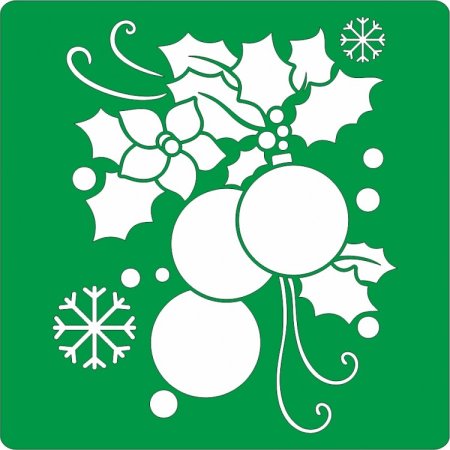 Трафарет "новогодний"