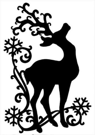 Трафареты для декора окон