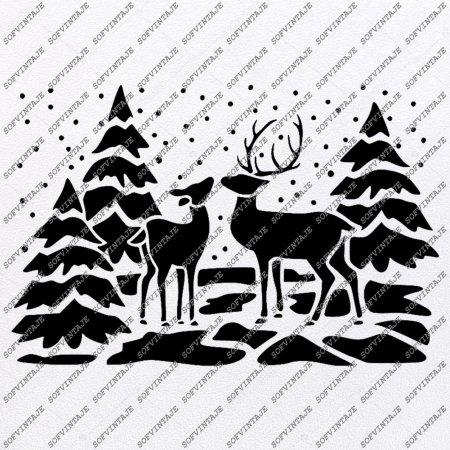 Трафарет "новогодний"