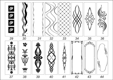 Узоры по дереву гравером