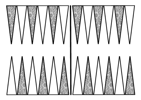 Нарды для распечатки