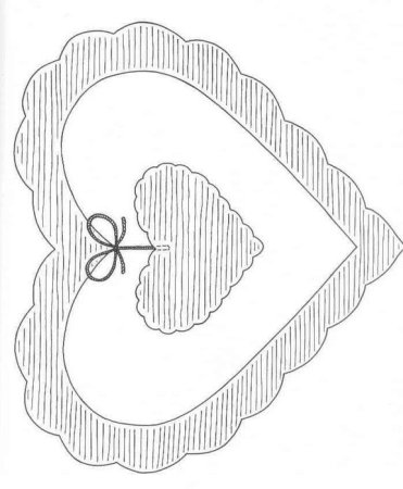 Трафареты для выпиливания лобзиком сердце