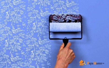 Трафаретные валики для покраски стен