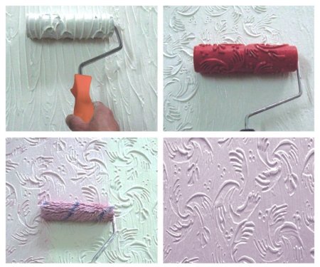 Фактурная краска Лакра нанесение