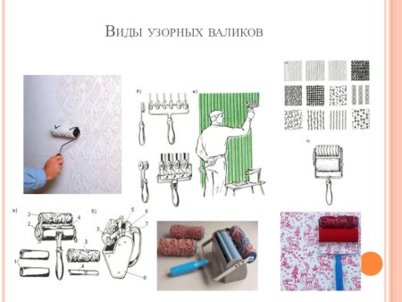 Накатка рисунка валиком