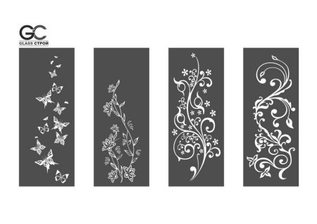 Новогодние наклейки на окна трафареты