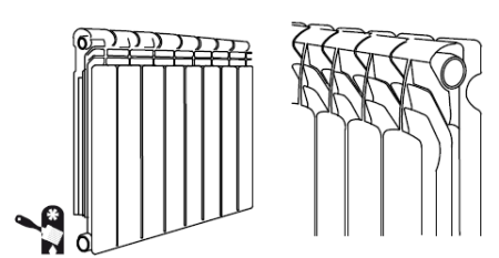 Эскиз радиатора