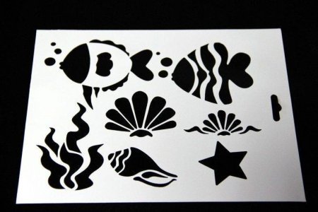 Трафареты детские для декора