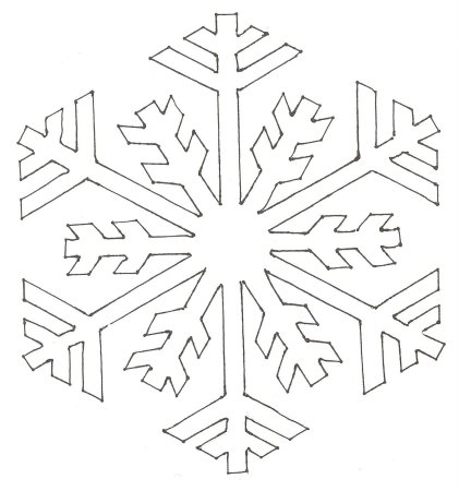 Трафареты Снеж Инка для вырезания