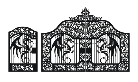 Эскизы кованых ворот