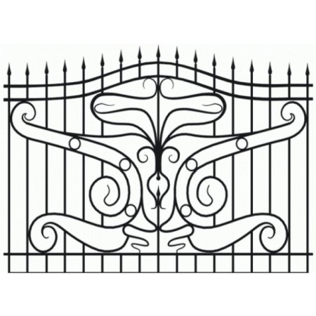 Кованые ворота эскизы