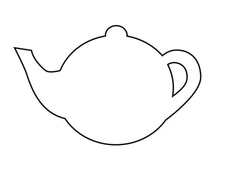 Трафарет "чайник"