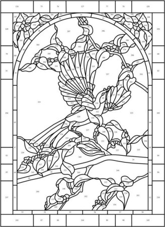 Трафареты для витражной росписи по стеклу