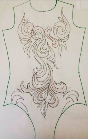 Узоры для купальников для художественной