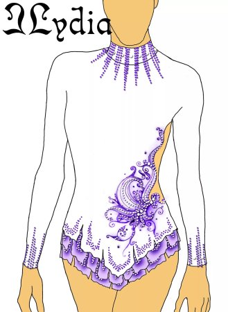 Раскрашивание купальника для художественной