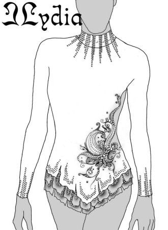 Раскрашивание купальника для художественной