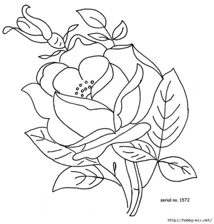 Трафареты для вышивания лентами