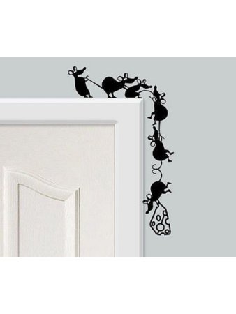 Декор для двери украшение на дверь мышь ARTXL