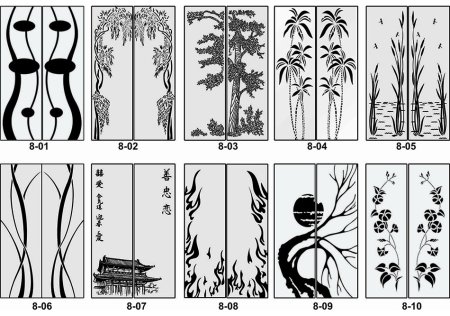 Пескоструйный рисунок на стекле варианты