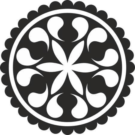 Круглый узор