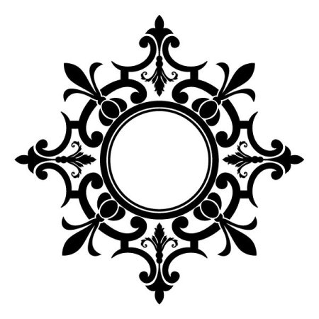 Готический орнамент в круге