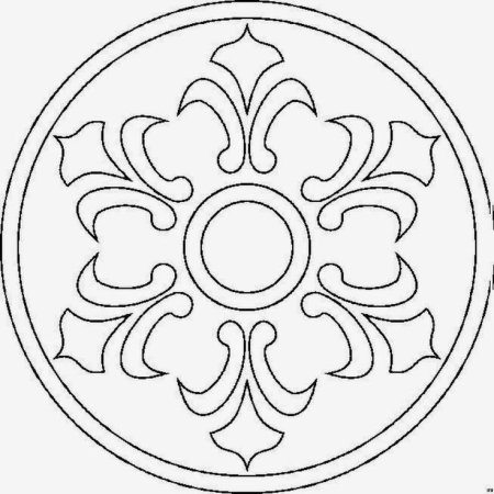 Татарский узор в круге