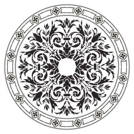 Орнамент розетка