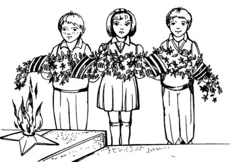 9 Мая раскраска