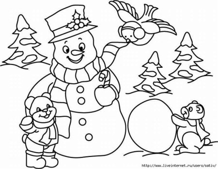 Раскраска. Новый год