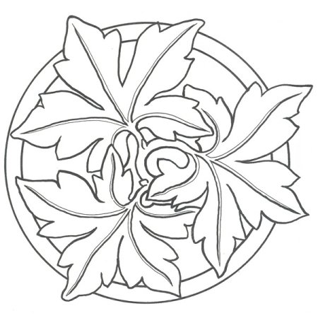 Витражная роспись трафареты