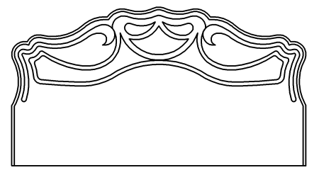 Узор на спинку кровати