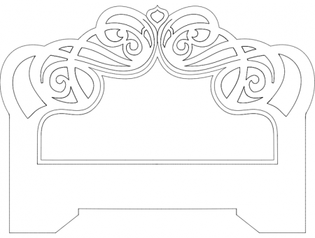 Кровать для выпиливания