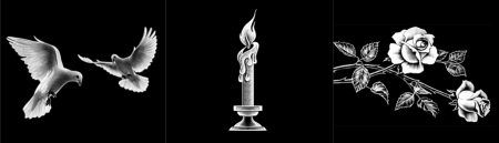 Силуэты памятников Великой Отечественной войны