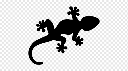 Трафарет ящерицы