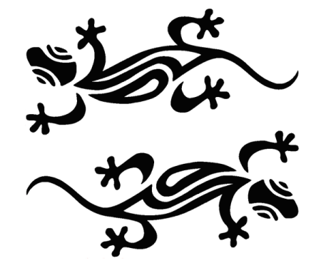 Ящерица орнамент