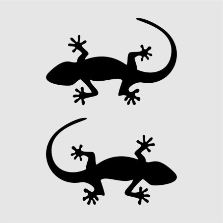 Трафареты ящериц для декора