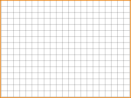 Клетка 5мм на 5мм на а4