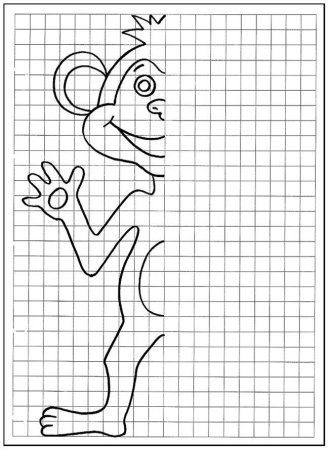 Дорисовать вторую половину рисунка