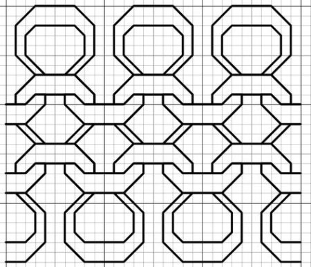 Орнамент по клеточкам