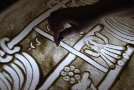 Развивашки фреска из песка Пчелка (с1715)