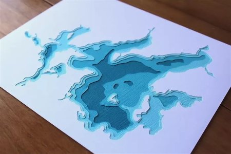 Послойная картина из бумаги