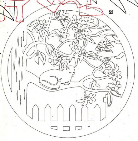 Бумажный тоннель схемы для вырезания