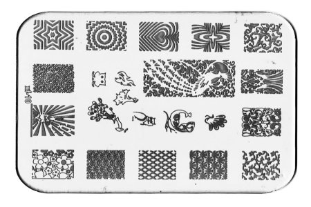 Трафарет тнл для стемпинга ногтей