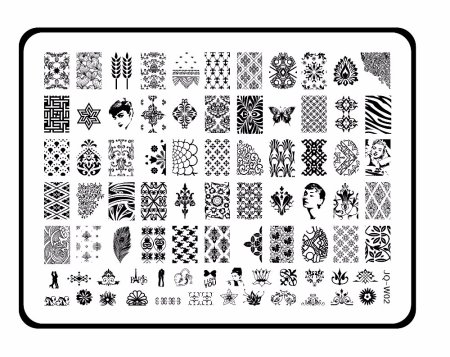 Наклейки на ногти трафареты