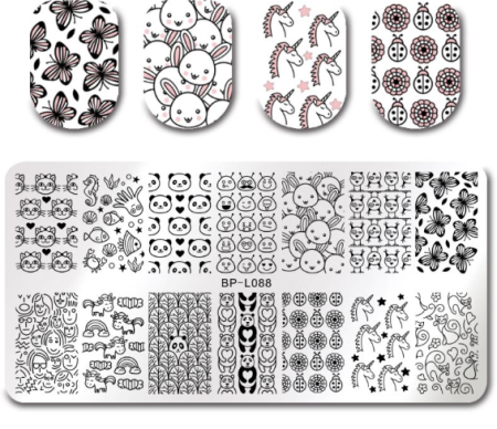 Маникюр стемпинг