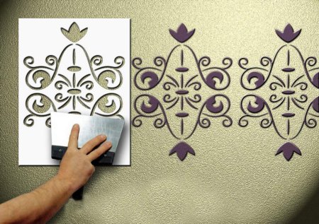 Трафареты для декора стен