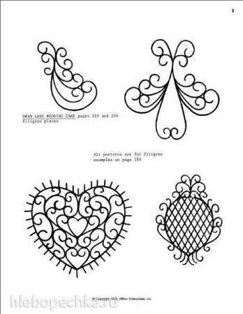 Айсинг украшения узоры