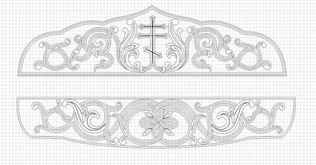 Резьба по дереву православный орнамент